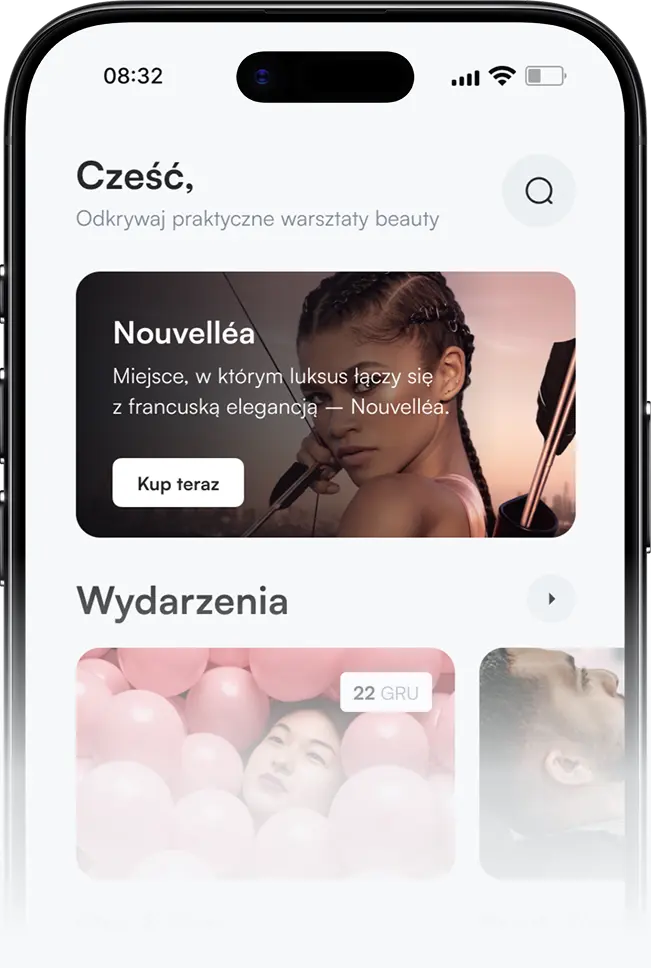 Aplikacji mobilna Coach Finder